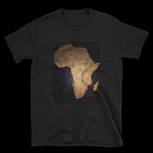 ✨BLACK GOLD AFRICAN AFRICA MAP MEN’S Tshirt✨